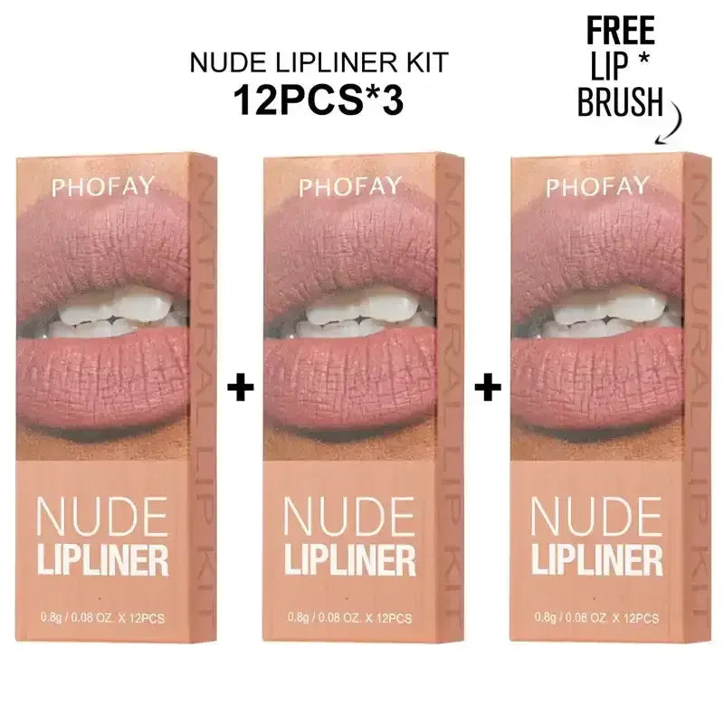 Phofay Nude Lipliner Kit - Whatever You Like Shop