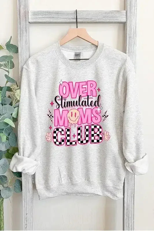 Moms Club Graphic Sweatshirts | Plus Size - Whatever You Like Shop