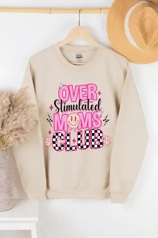 Moms Club Graphic Sweatshirts | Plus Size - Whatever You Like Shop