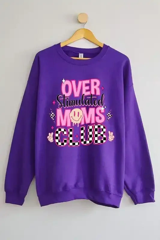 Moms Club Graphic Sweatshirts | Plus Size - Whatever You Like Shop
