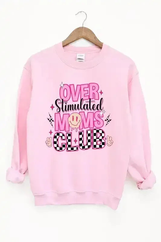 Moms Club Graphic Sweatshirts | Plus Size - Whatever You Like Shop