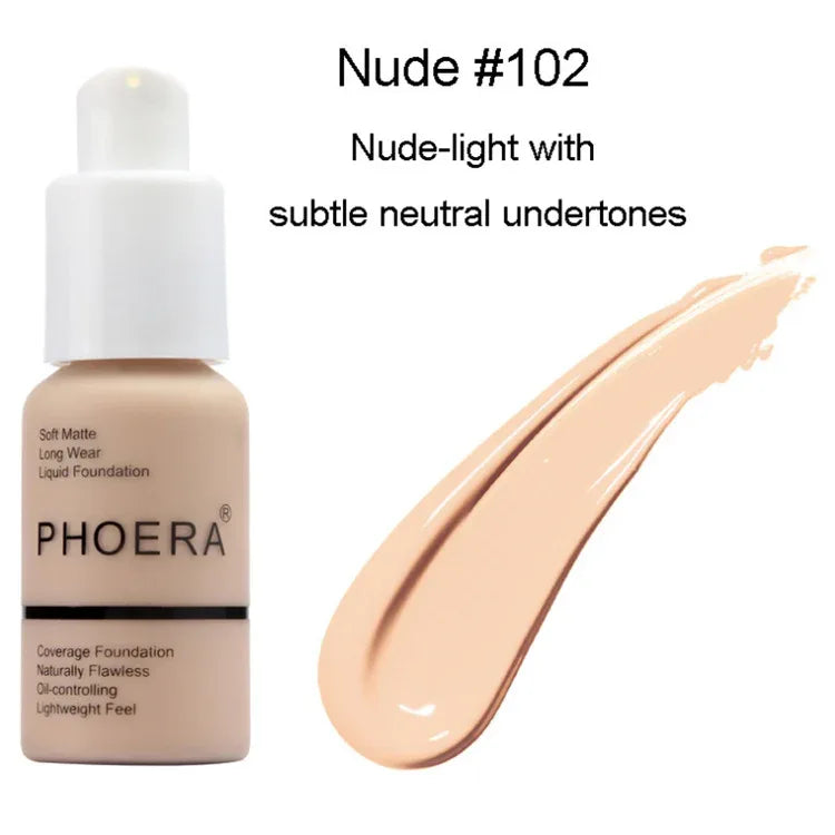 Explosive Press Type Oil Control Natural Color Matte Concealer Foundation Cream - Whatever You Like Shop