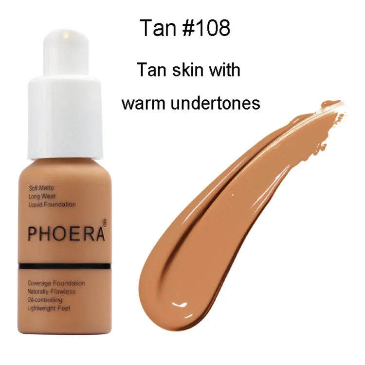 Explosive Press Type Oil Control Natural Color Matte Concealer Foundation Cream - Whatever You Like Shop