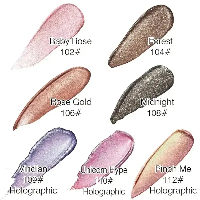 PHOERA Magnificent Metals Glitter and Glow Liquid Eyeshadow 12 Colors - Whatever You Like Shop
