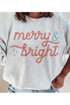 Plus Size Merry and Bright Sweatshirt