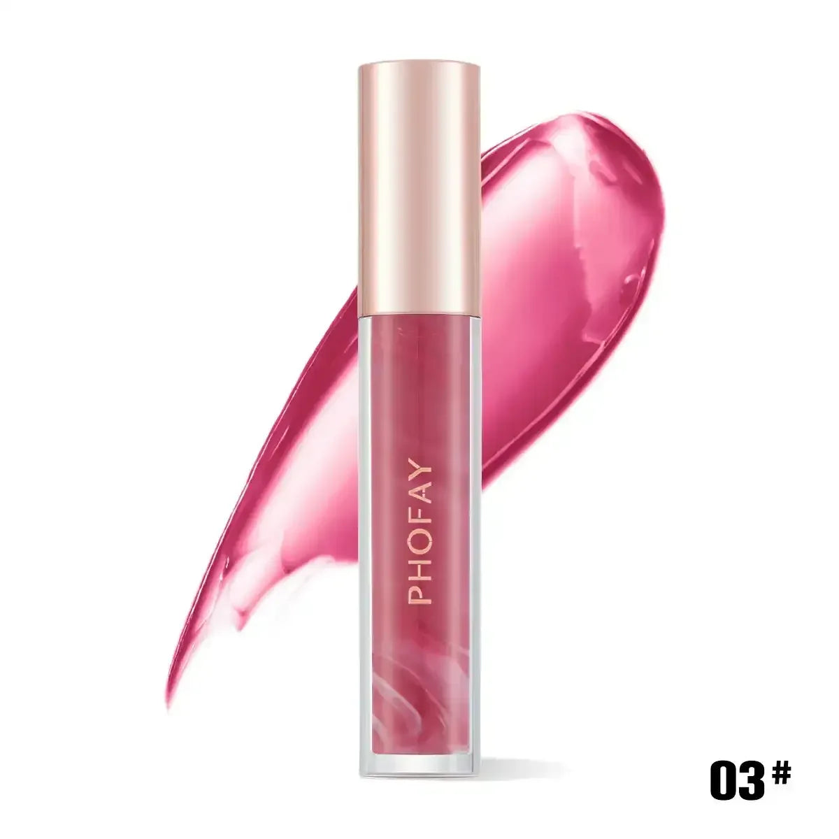 PHOFAY Rose Blooming Hydrating Lip Gloss - Whatever You Like Shop