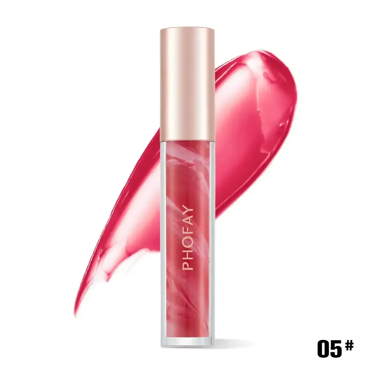 PHOFAY Rose Blooming Hydrating Lip Gloss - Whatever You Like Shop