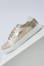Glitter Star Patchwork Sneakers