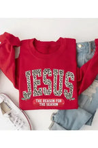 Leopard Jesus Sweatshirt - Whatever You Like Shop