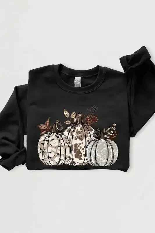 Animal Print Pumpkins Sweatshirt - Whatever You Like Shop