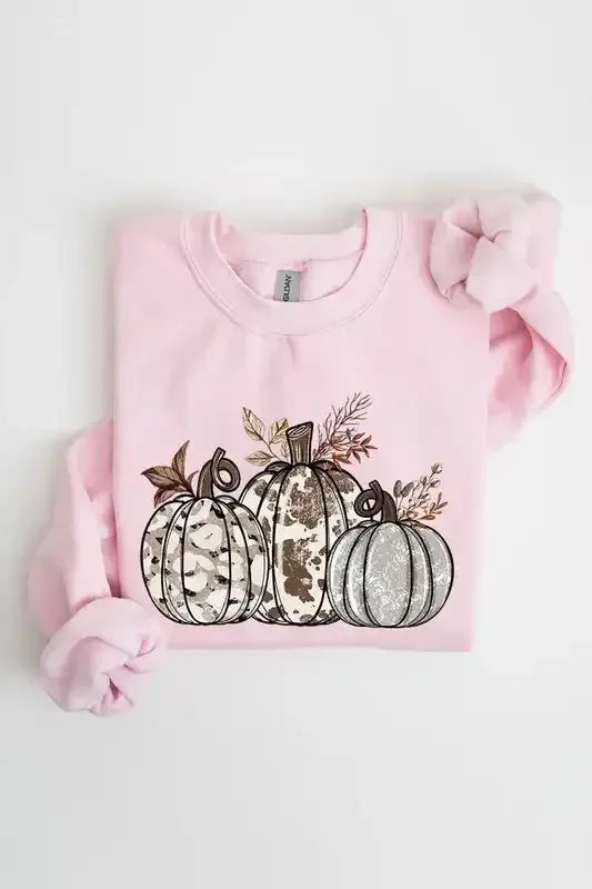 Animal Print Pumpkins Sweatshirt - Whatever You Like Shop