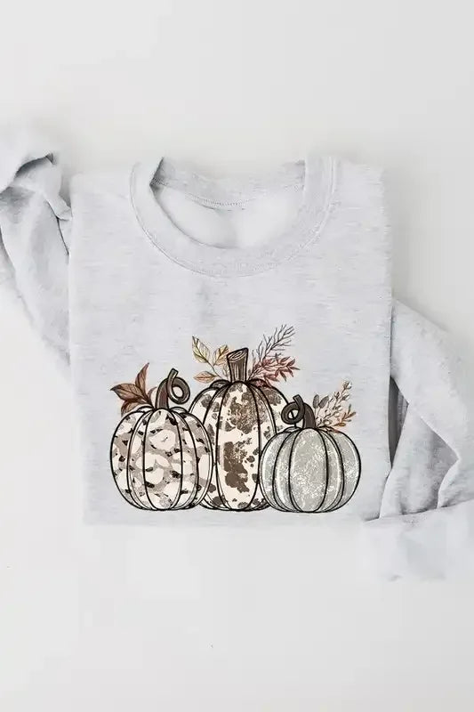Animal Print Pumpkins Sweatshirt - Whatever You Like Shop