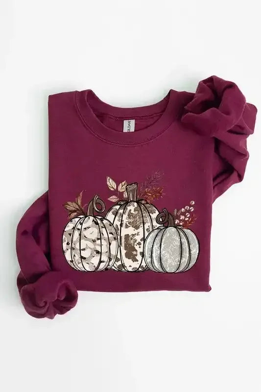 Animal Print Pumpkins Sweatshirt - Whatever You Like Shop