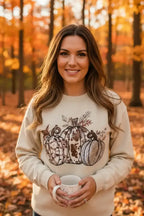 Animal Print Pumpkins Sweatshirt - Whatever You Like Shop