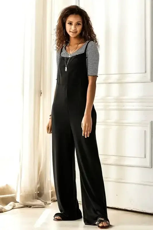 Boho Terry Wide Leg Jumpsuits with Pocket - Whatever You Like Shop