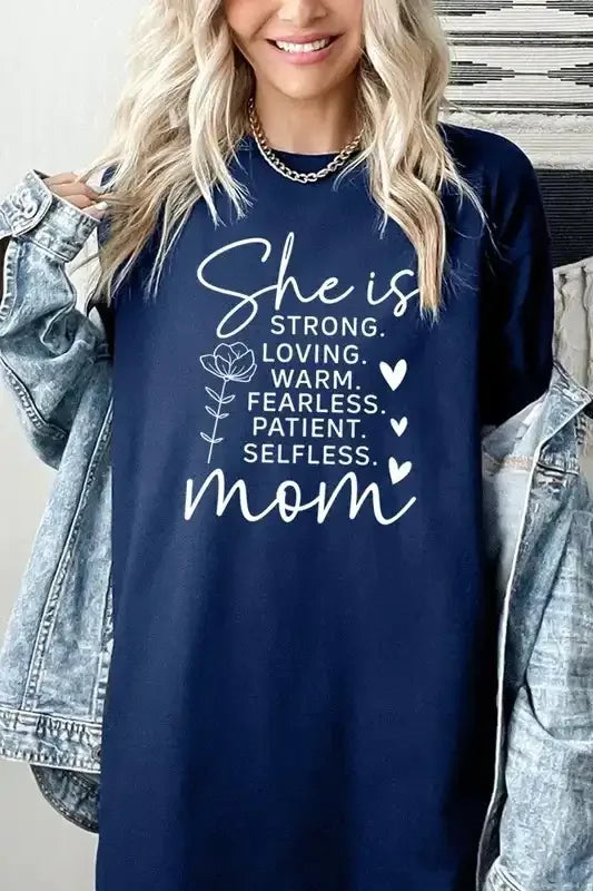 She is Mom Graphic Heavy Cotton Tee - Whatever You Like Shop