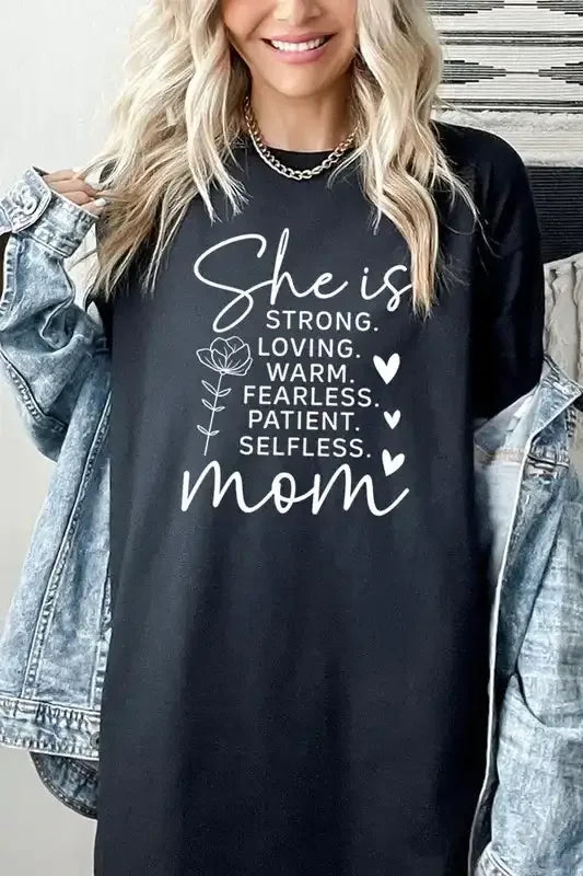 She is Mom Graphic Heavy Cotton Tee - Whatever You Like Shop