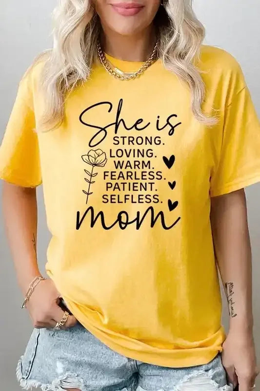 She is Mom Graphic Heavy Cotton Tee - Whatever You Like Shop