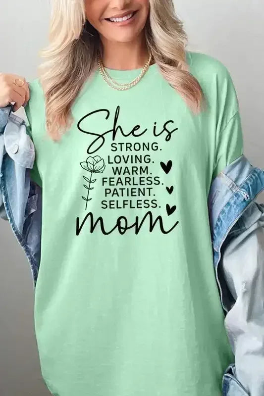 She is Mom Graphic Heavy Cotton Tee - Whatever You Like Shop