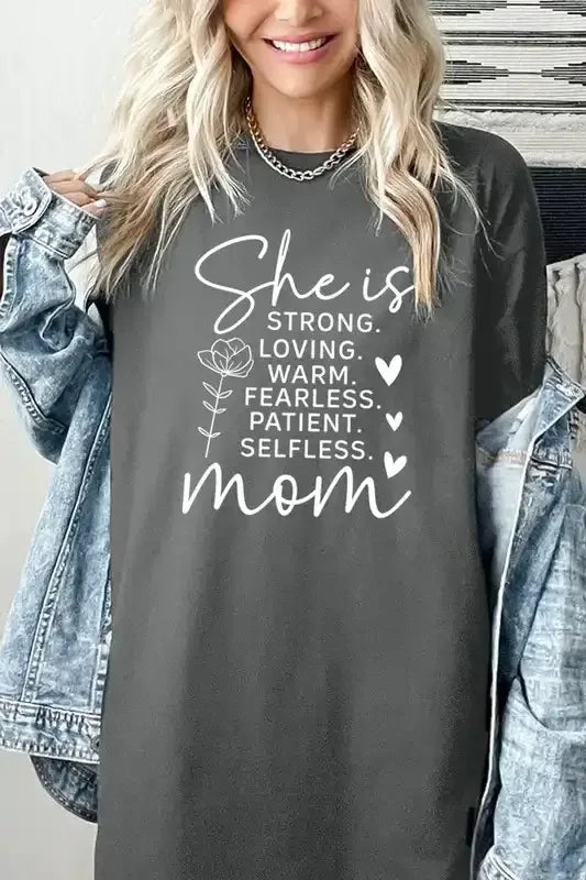 She is Mom Graphic Heavy Cotton Tee - Whatever You Like Shop