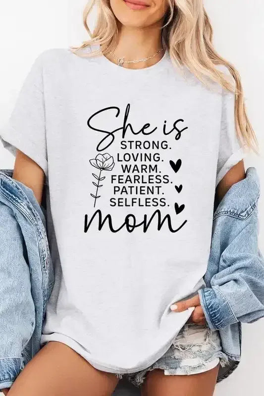 She is Mom Graphic Heavy Cotton Tee - Whatever You Like Shop