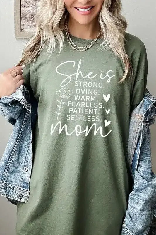 She is Mom Graphic Heavy Cotton Tee - Whatever You Like Shop