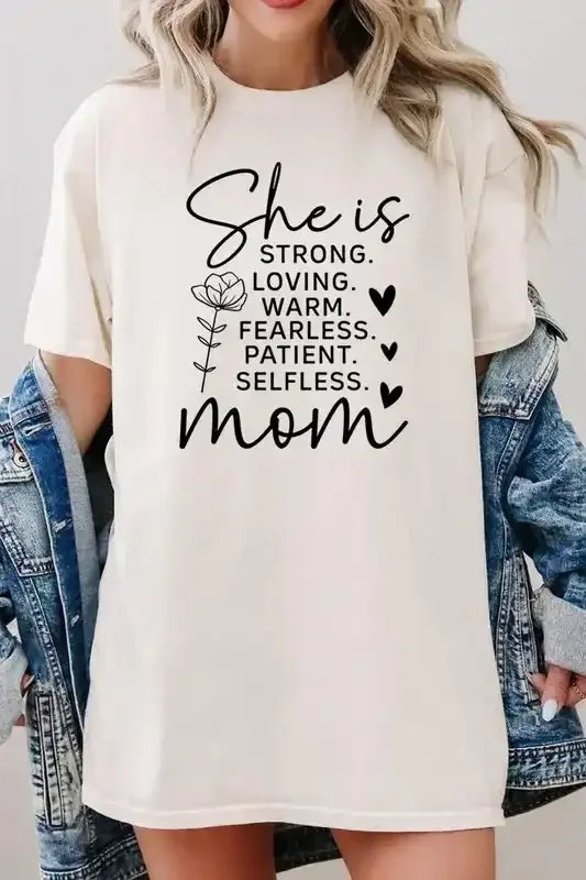 She is Mom Graphic Heavy Cotton Tee - Whatever You Like Shop