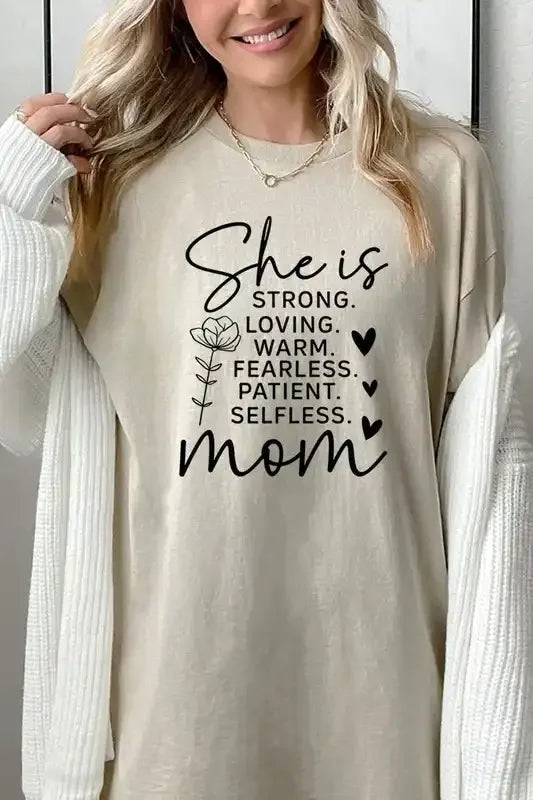 She is Mom Graphic Heavy Cotton Tee - Whatever You Like Shop
