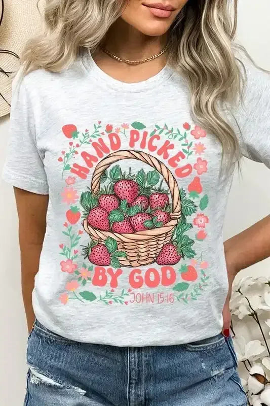 Hand Picked By God Graphic Tee - Whatever You Like Shop