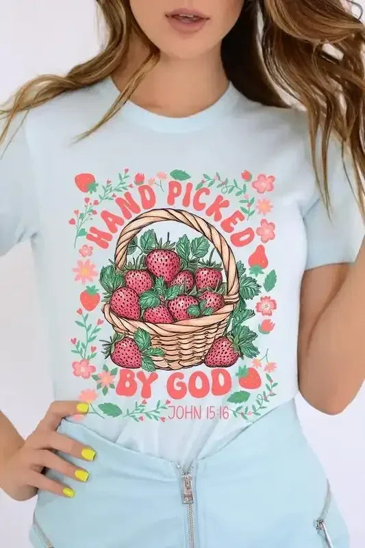 Hand Picked By God Graphic Tee - Whatever You Like Shop
