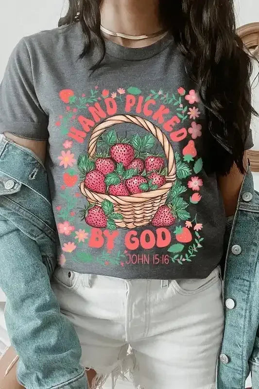 Hand Picked By God Graphic Tee - Whatever You Like Shop