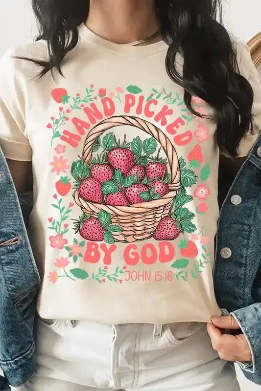Hand Picked By God Graphic Tee - Whatever You Like Shop