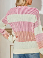 Lantern Rib Knitted Sweater - Whatever You Like Shop