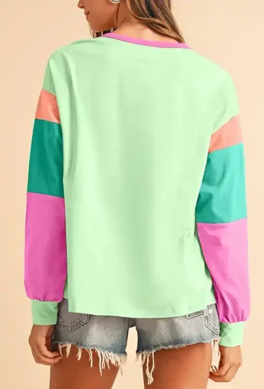 Boho Color Block Top - Whatever You Like Shop