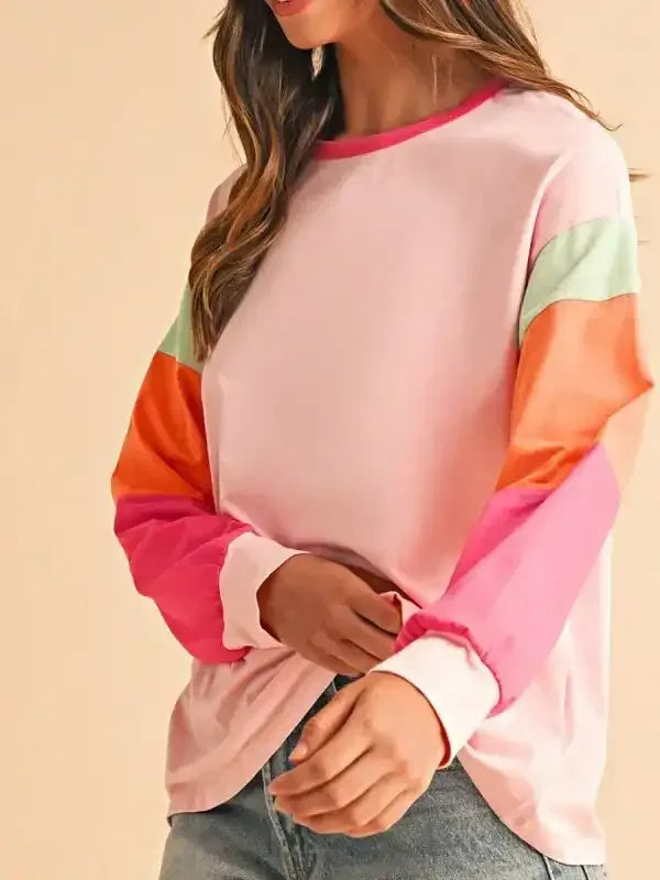 Boho Color Block Top - Whatever You Like Shop