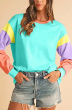 Boho Color Block Top - Whatever You Like Shop