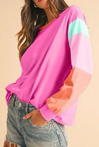 Boho Color Block Top - Whatever You Like Shop