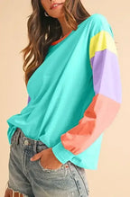 Boho Color Block Top - Whatever You Like Shop