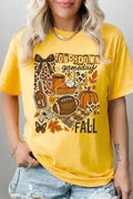 Fall Football Graphic T-Shirt - Whatever You Like Shop