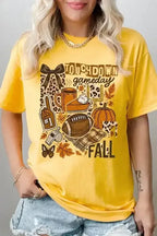 Fall Football Graphic T-Shirt - Whatever You Like Shop