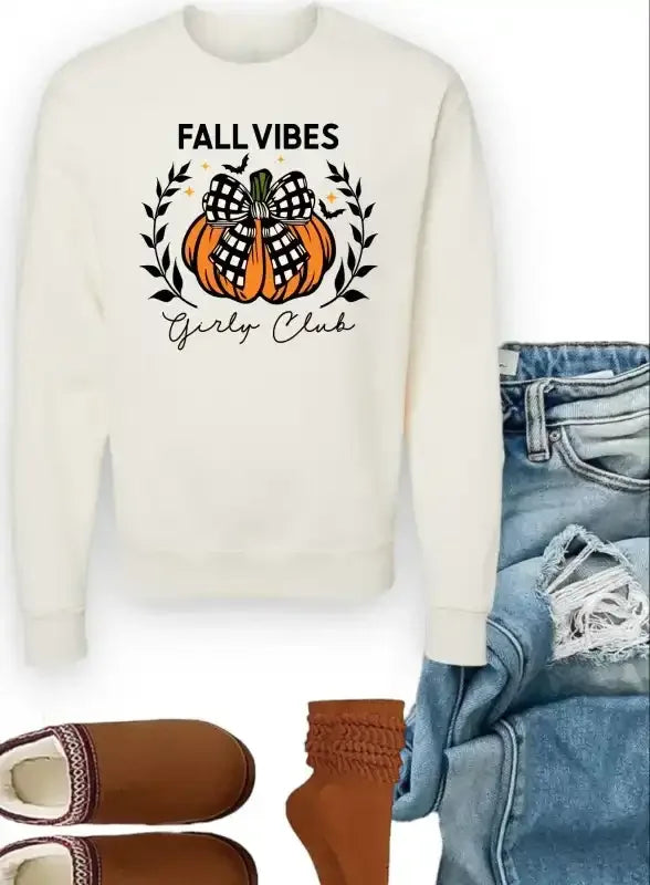 Fall Vibes Plus Size Sweatshirt - Whatever You Like Shop