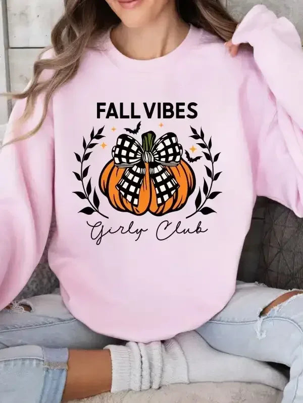 Fall Vibes Plus Size Sweatshirt - Whatever You Like Shop