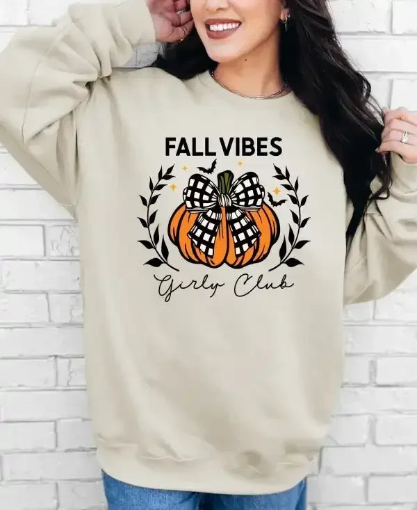 Fall Vibes Graphic Sweatshirt - Whatever You Like Shop