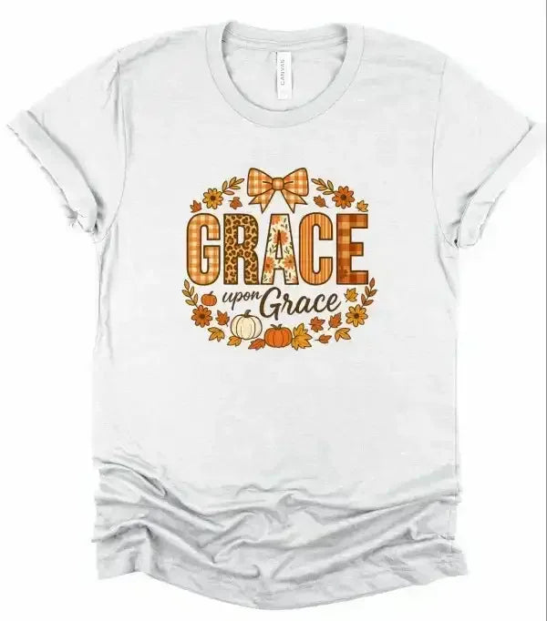 Grace Upon Grace Graphic T-Shirt - Whatever You Like Shop
