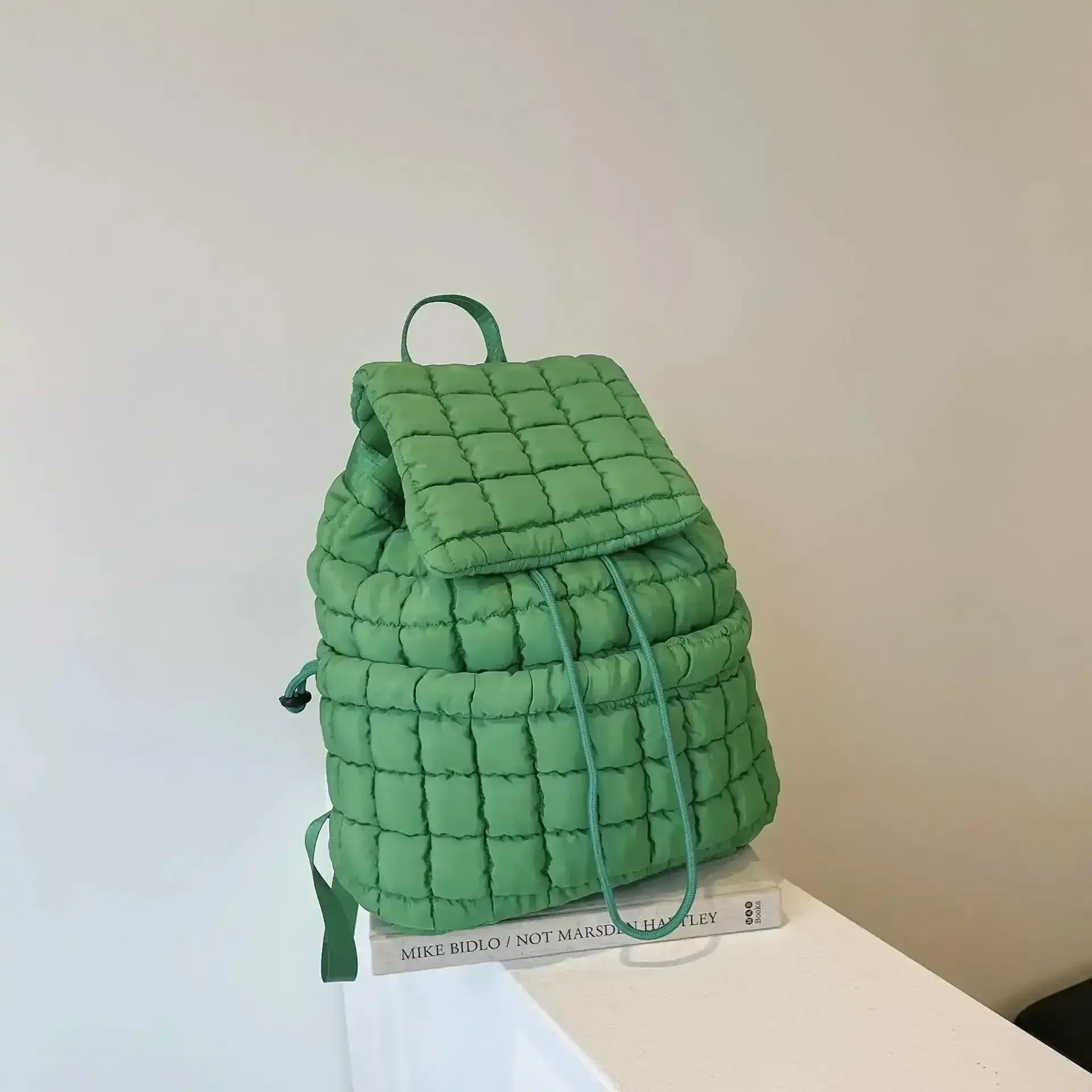 Quilted Puffy Down Backpack - Whatever You Like Shop