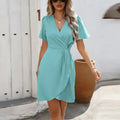 Tight-Waisted Dress - Whatever You Like Shop