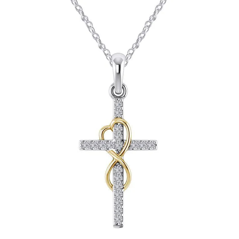 Alloy Cross Necklace