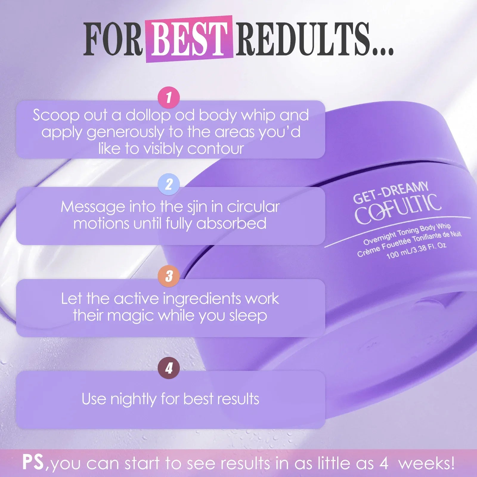 Cofultic Night Sleep Tightening Cream Flat Wrinkles - Whatever You Like Shop
