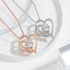 Double Heart Necklace - Whatever You Like Shop