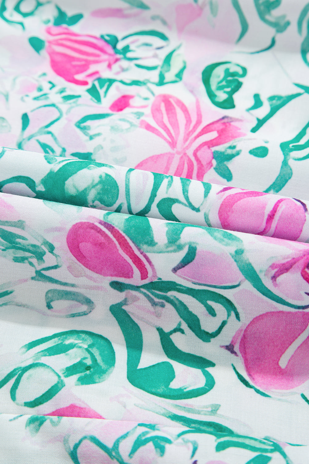 Plus Size Floral Ric-Rac Trim Mini Dress